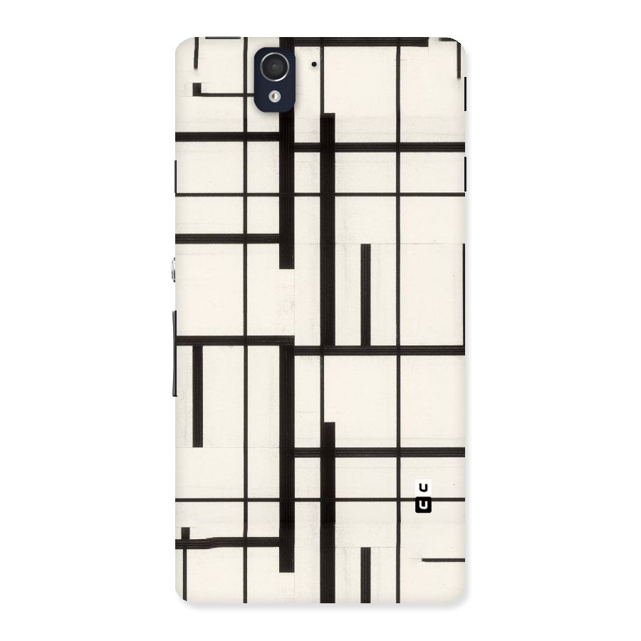 Black Unsymmetry Back Case for Sony Xperia Z