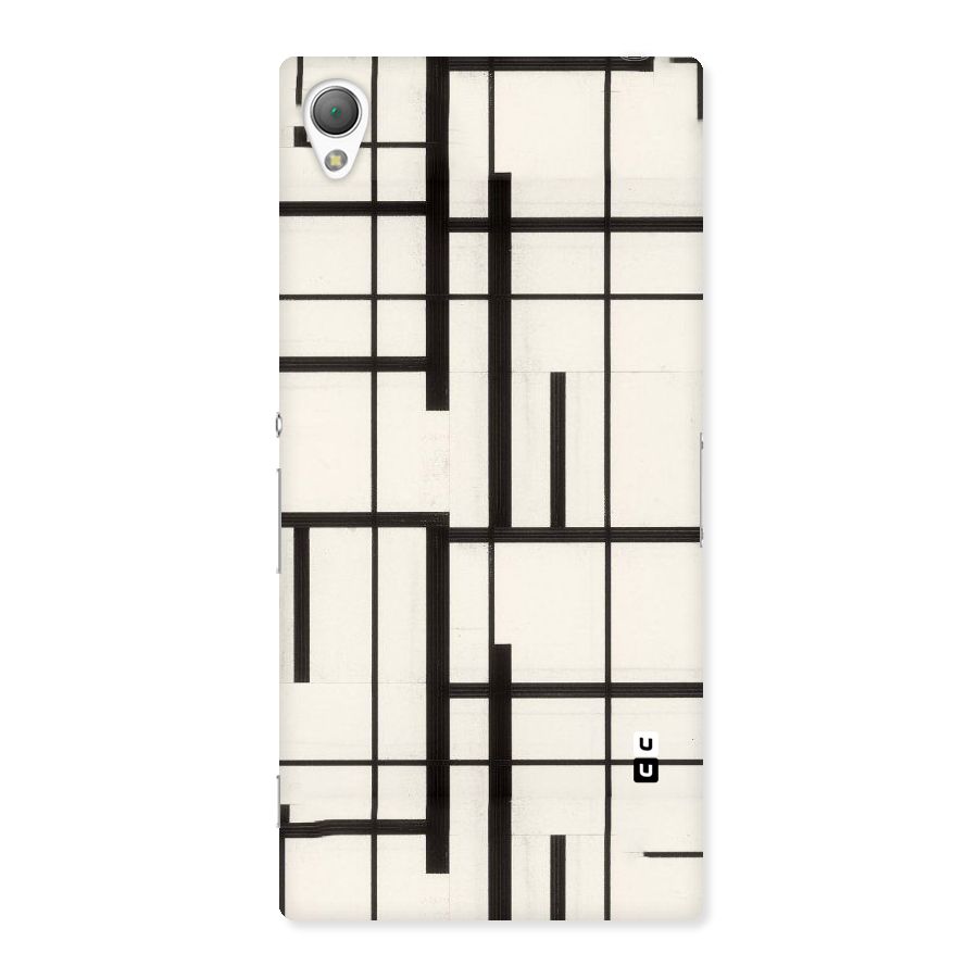 Black Unsymmetry Back Case for Sony Xperia Z3