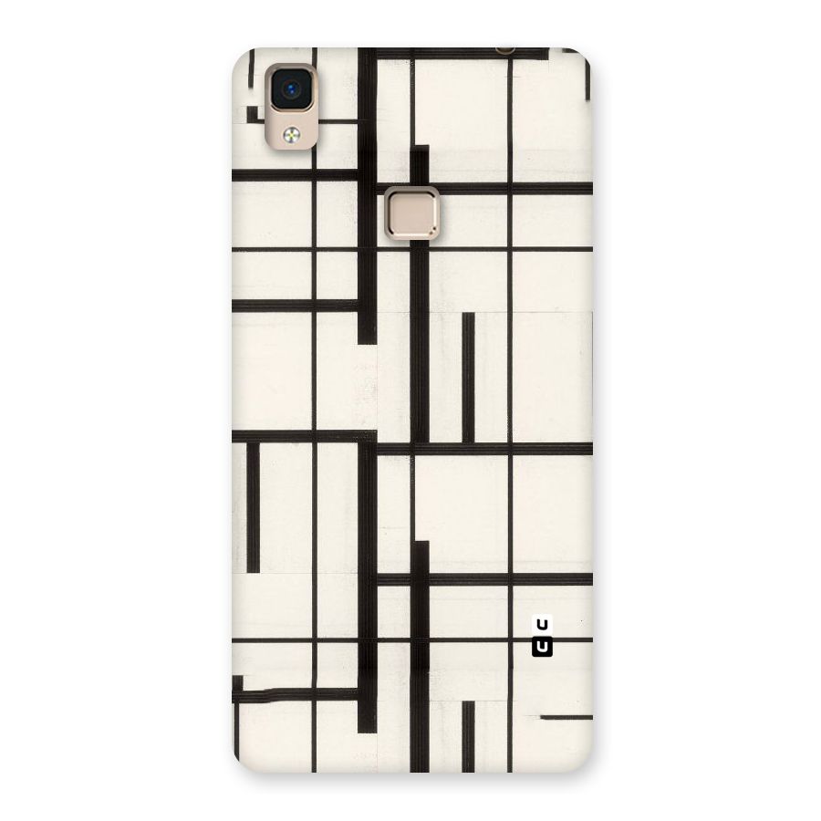 Black Unsymmetry Back Case for V3 Max