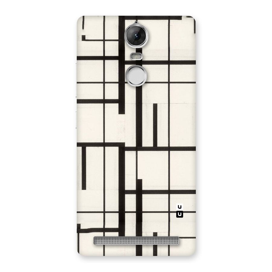 Black Unsymmetry Back Case for Vibe K5 Note