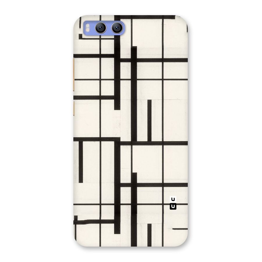 Black Unsymmetry Back Case for Xiaomi Mi 6