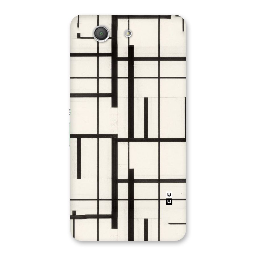 Black Unsymmetry Back Case for Xperia Z3 Compact