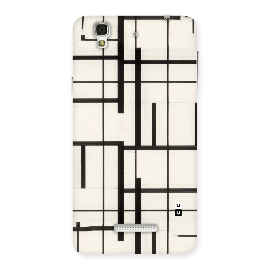 Black Unsymmetry Back Case for Yu Yureka