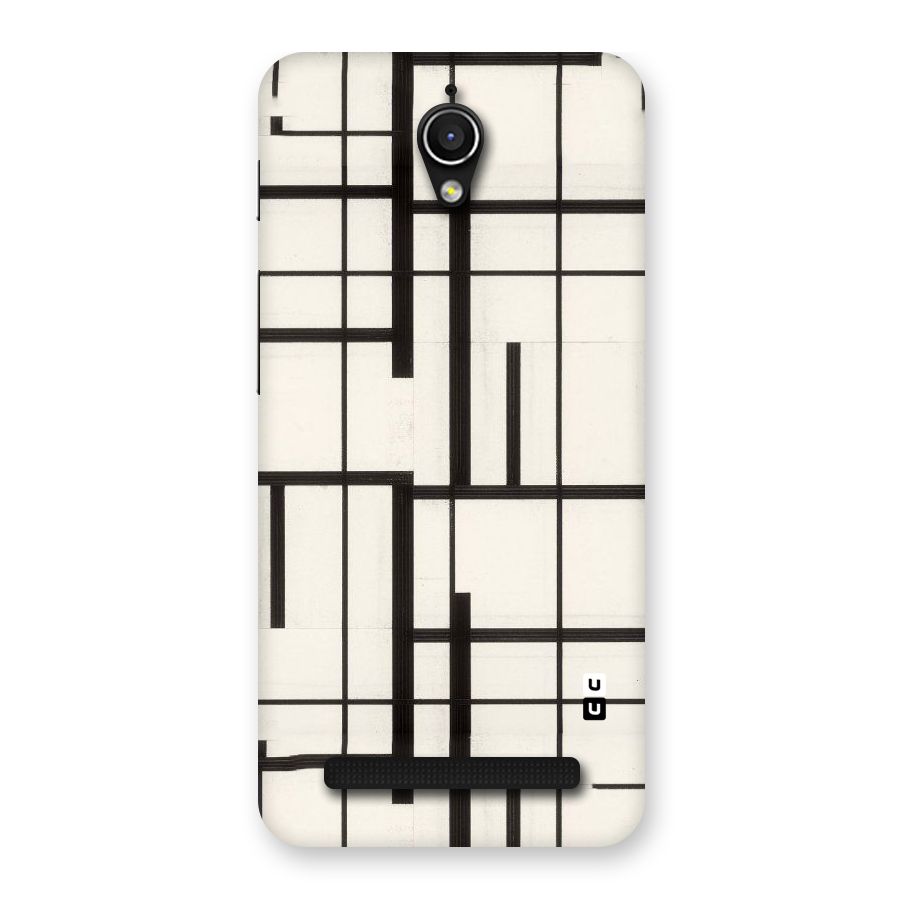 Black Unsymmetry Back Case for Zenfone Go