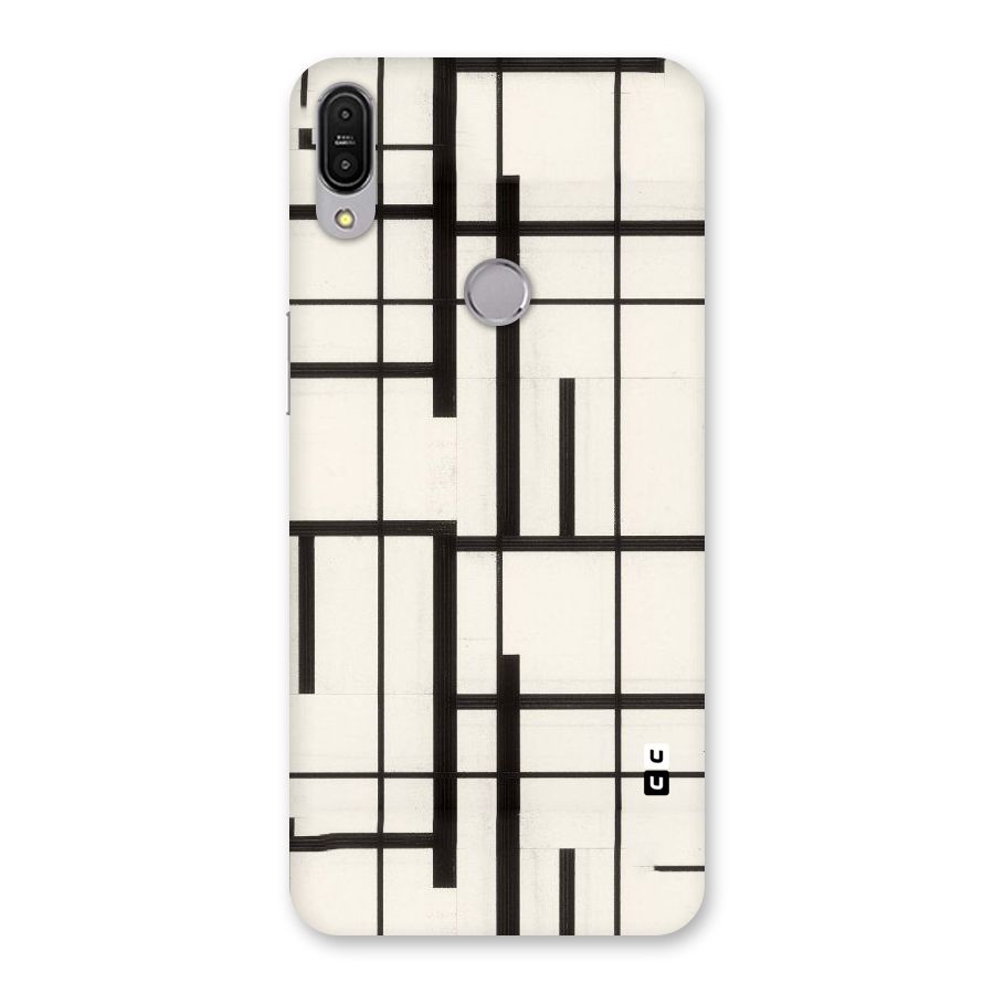 Black Unsymmetry Back Case for Zenfone Max Pro M1