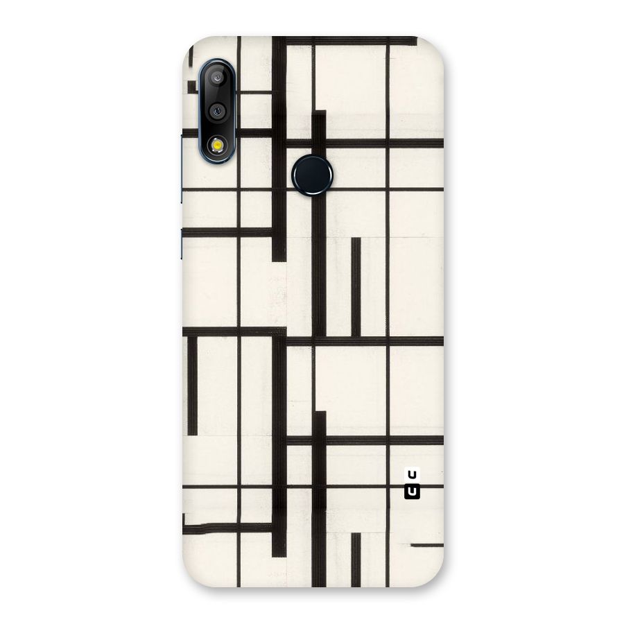 Black Unsymmetry Back Case for Zenfone Max Pro M2