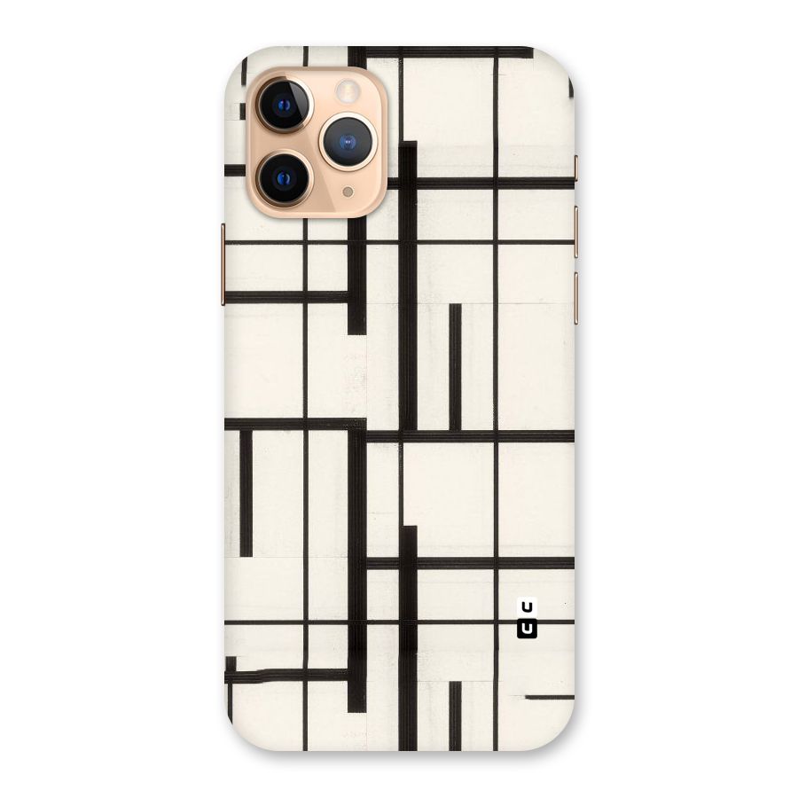 Black Unsymmetry Back Case for iPhone 11 Pro