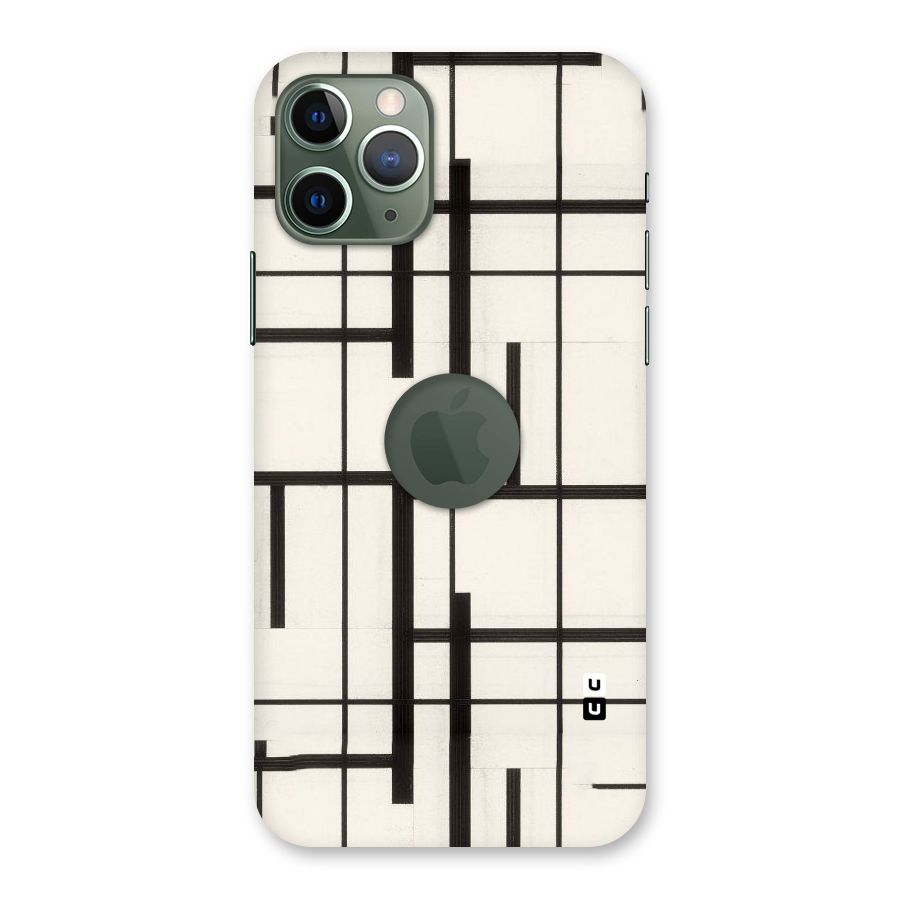 Black Unsymmetry Back Case for iPhone 11 Pro Logo  Cut