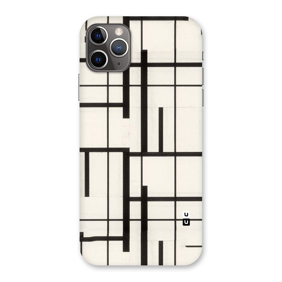 Black Unsymmetry Back Case for iPhone 11 Pro Max