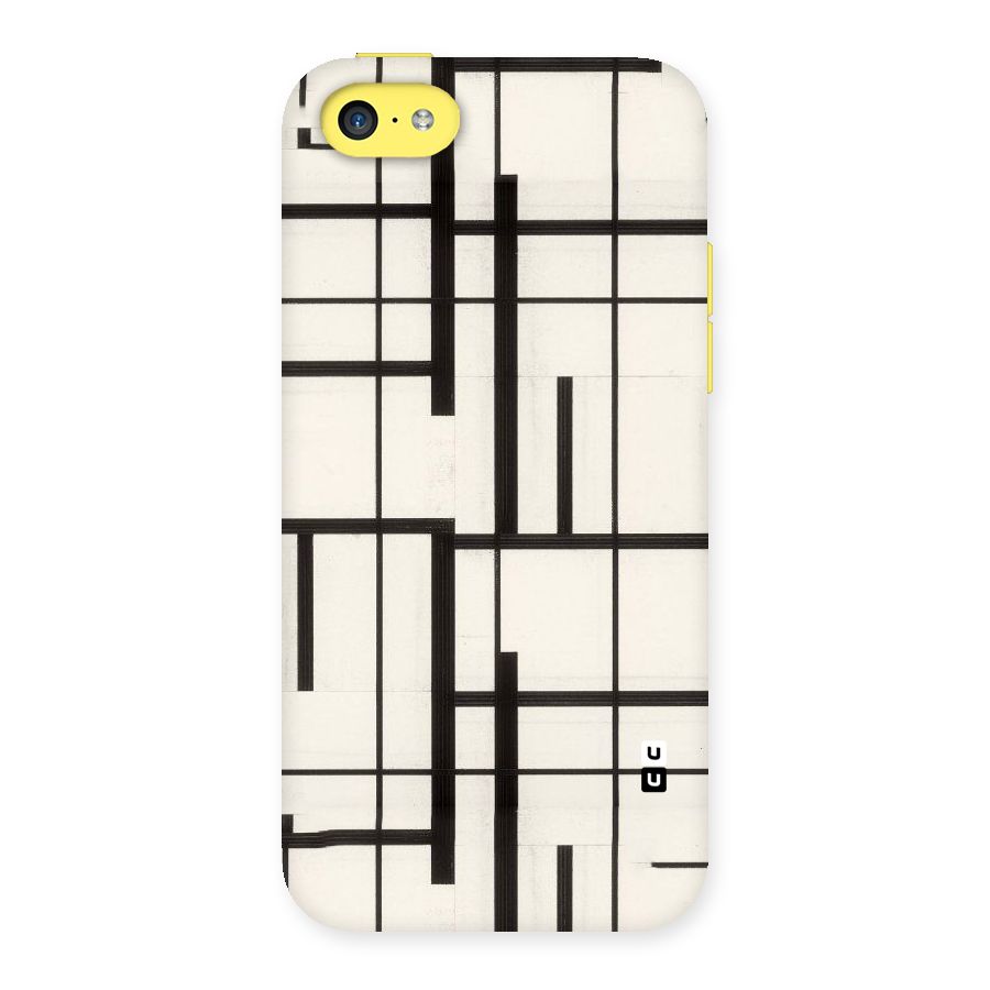 Black Unsymmetry Back Case for iPhone 5C