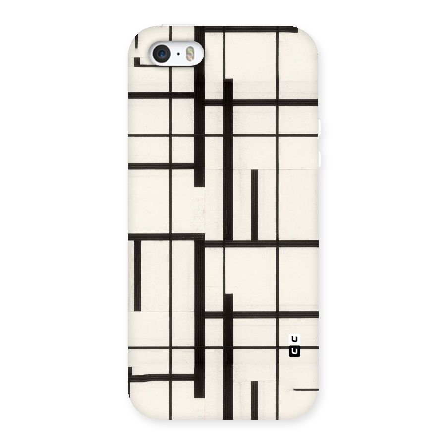 Black Unsymmetry Back Case for iPhone 5 5S