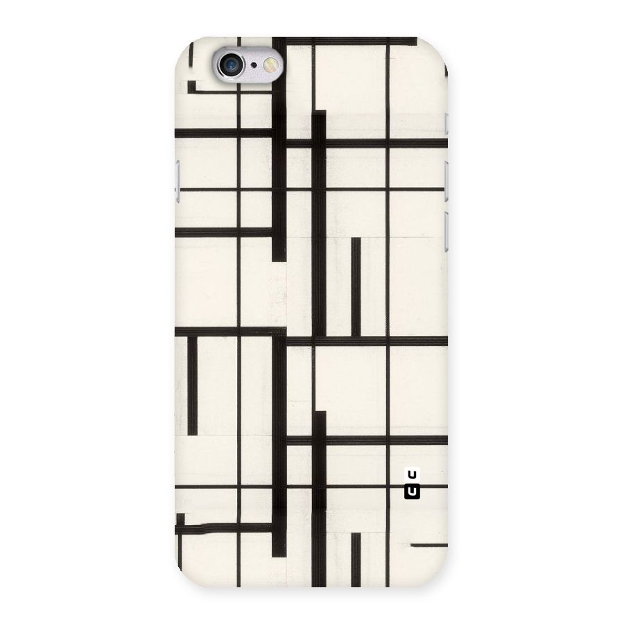 Black Unsymmetry Back Case for iPhone 6 6S