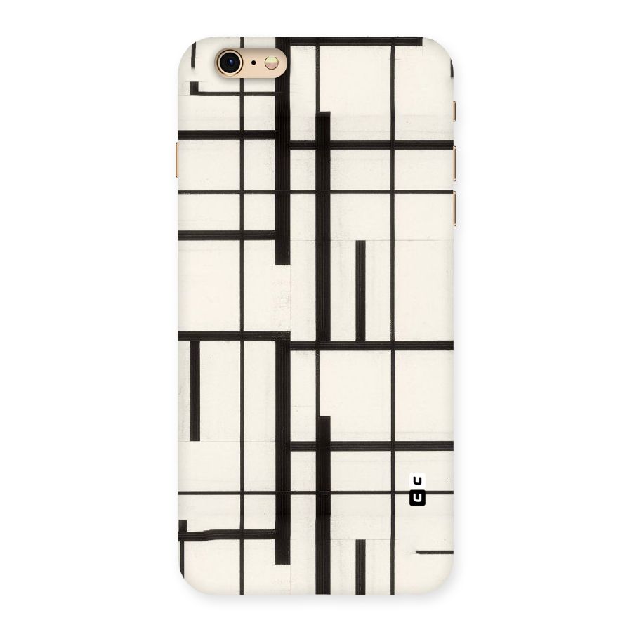 Black Unsymmetry Back Case for iPhone 6 Plus 6S Plus