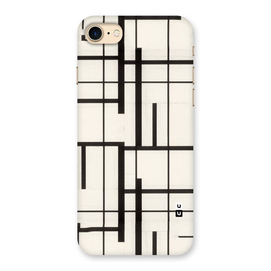 Black Unsymmetry Back Case for iPhone 7