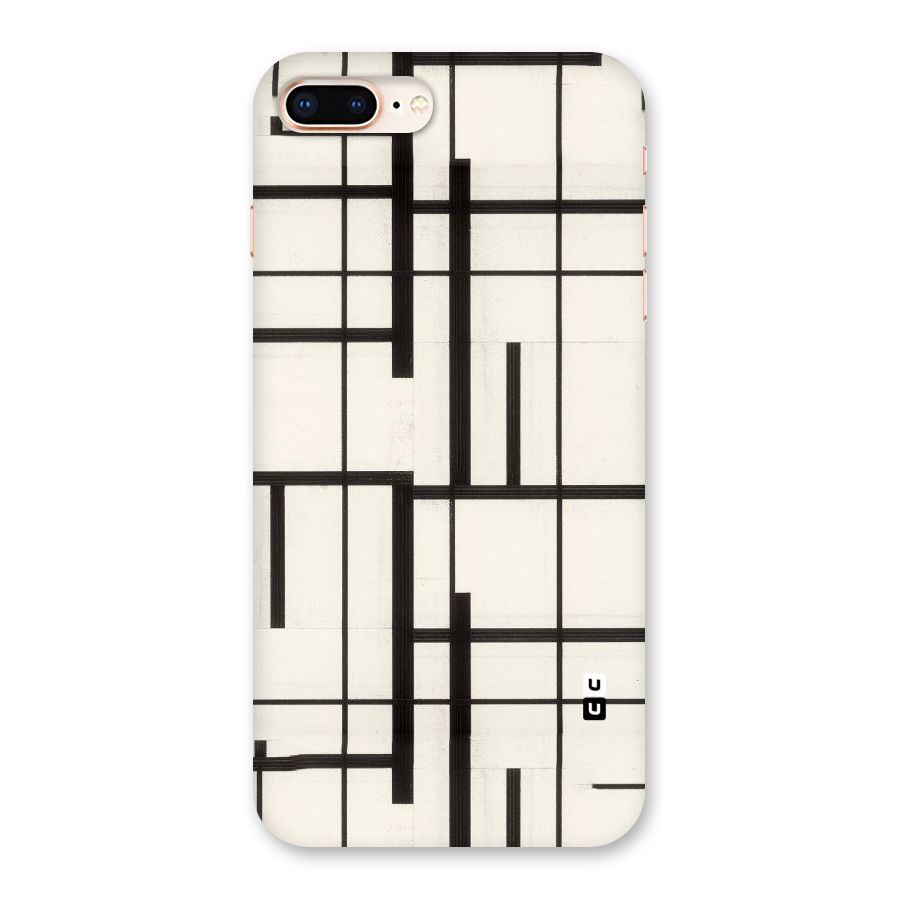 Black Unsymmetry Back Case for iPhone 8 Plus