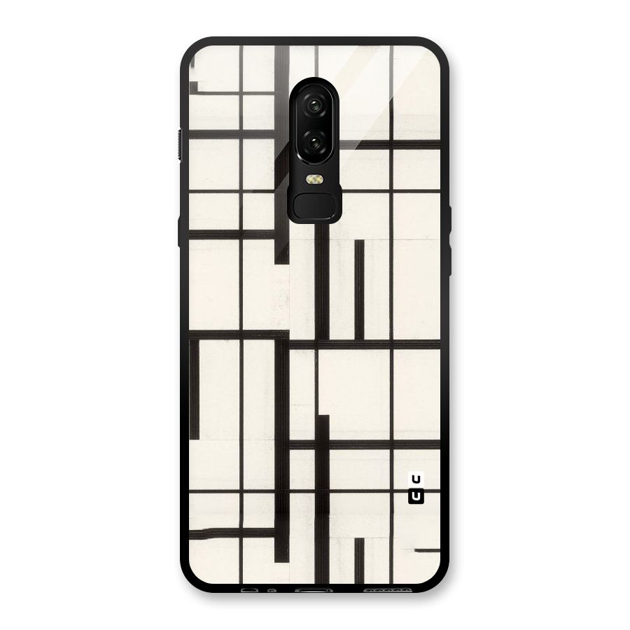 Black Unsymmetry Glass Back Case for OnePlus 6