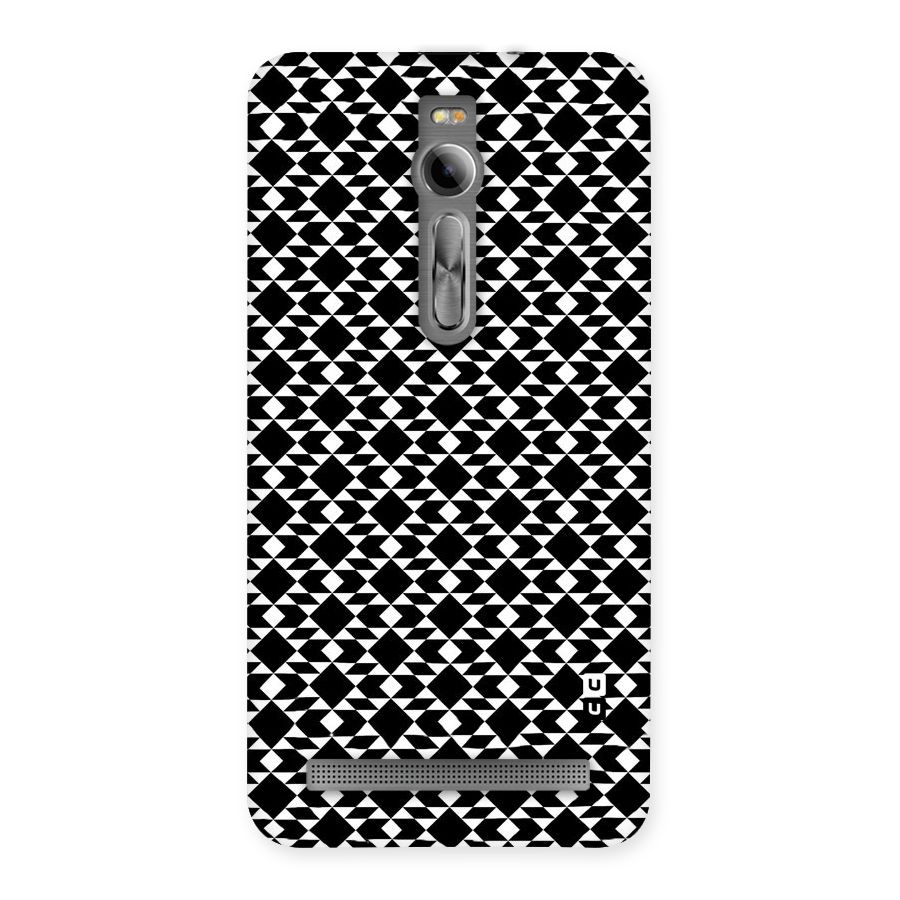 Black White Diamond Abstract Back Case for Asus Zenfone 2