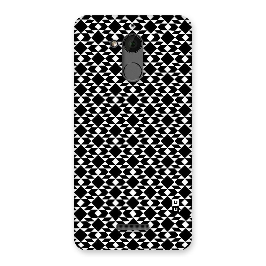 Black White Diamond Abstract Back Case for Coolpad Note 5