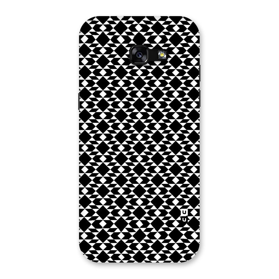 Black White Diamond Abstract Back Case for Galaxy A5 2017