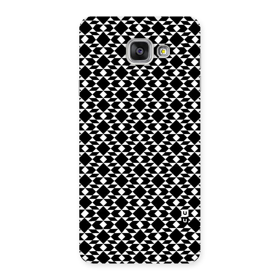 Black White Diamond Abstract Back Case for Galaxy A7 2016