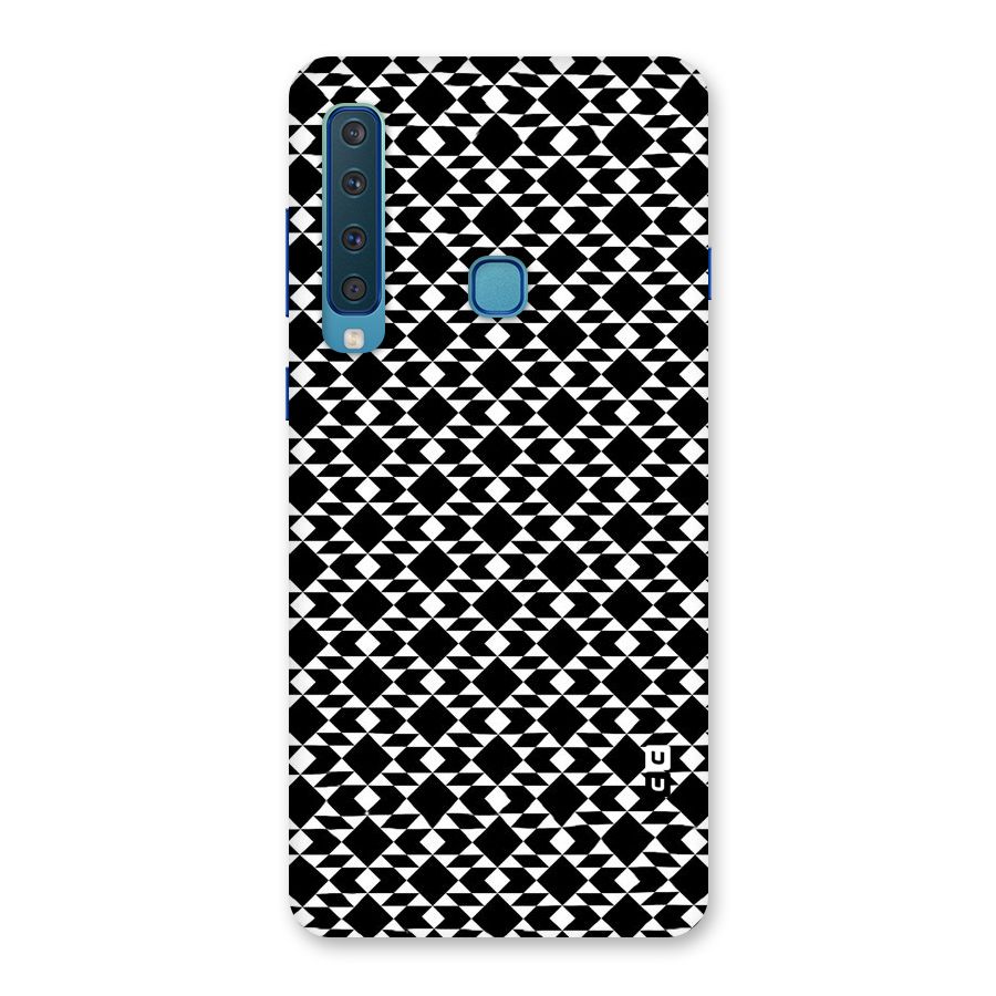 Black White Diamond Abstract Back Case for Galaxy A9 (2018)