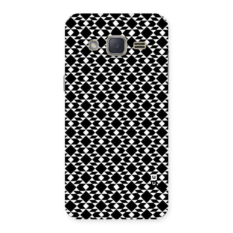 Black White Diamond Abstract Back Case for Galaxy J2