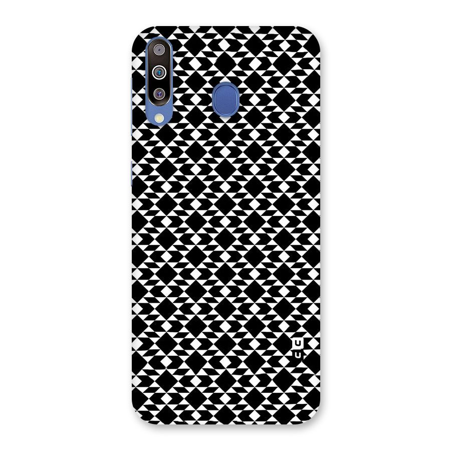 Black White Diamond Abstract Back Case for Galaxy M30