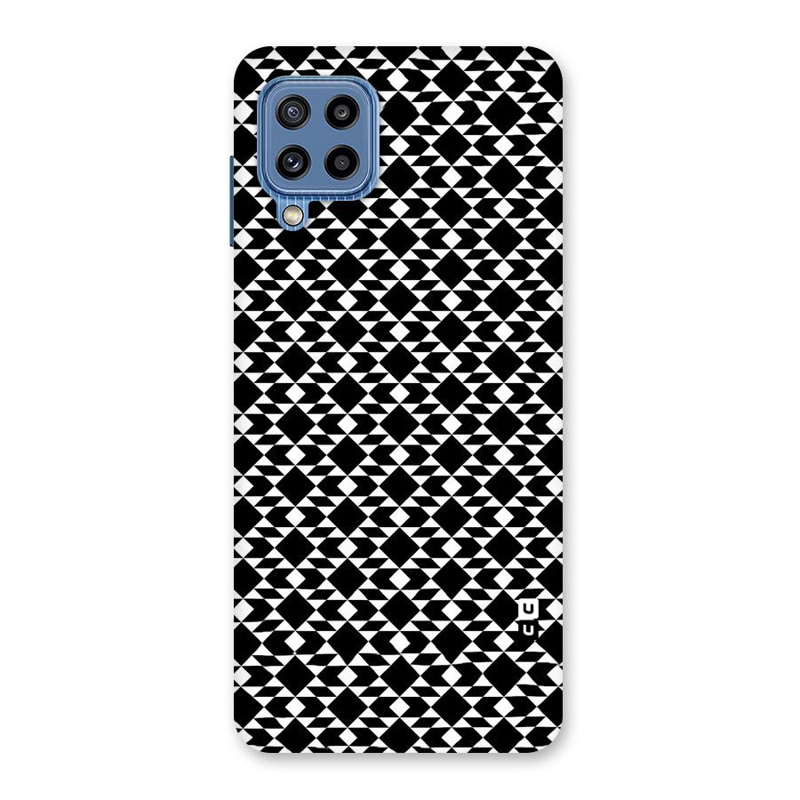 Black White Diamond Abstract Back Case for Galaxy M32