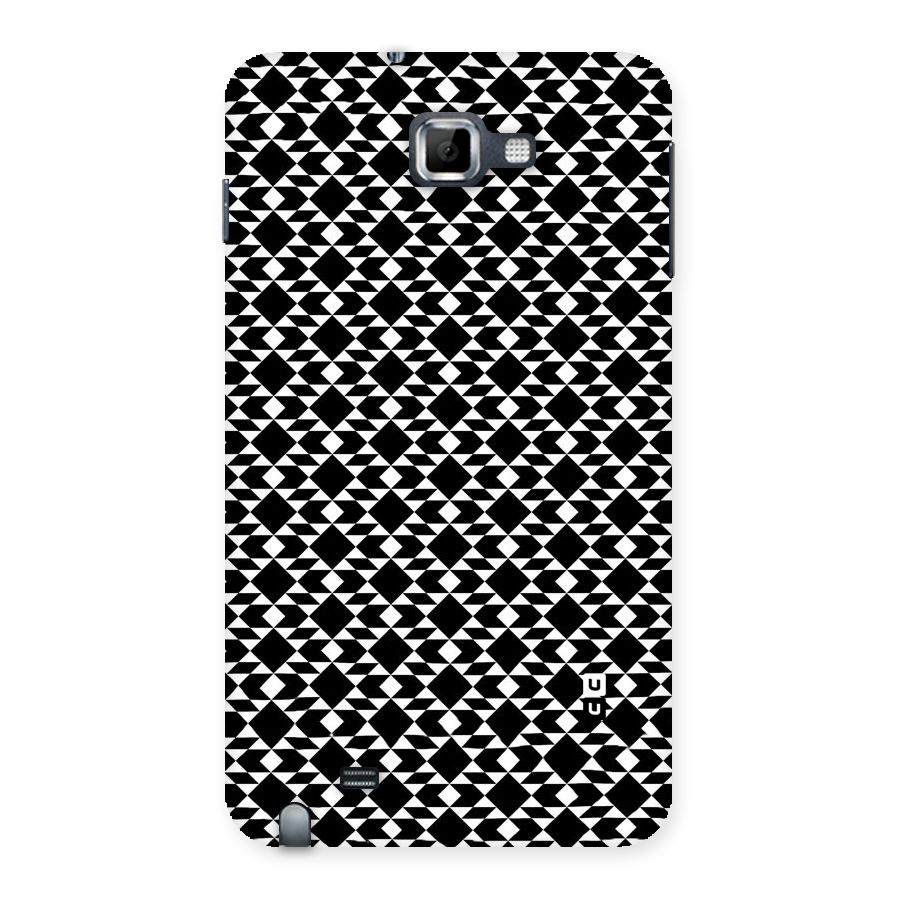 Black White Diamond Abstract Back Case for Galaxy Note