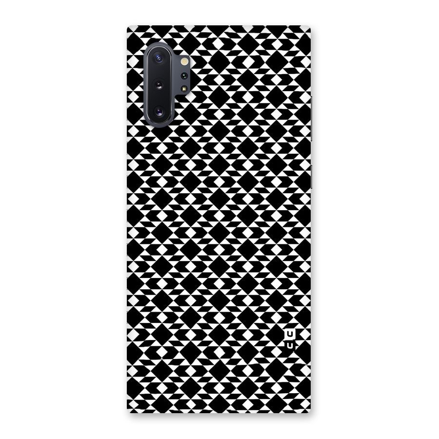 Black White Diamond Abstract Back Case for Galaxy Note 10 Plus