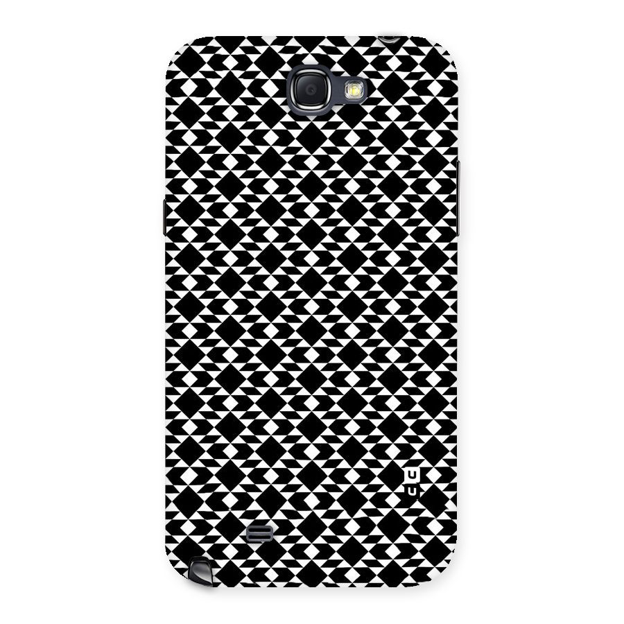 Black White Diamond Abstract Back Case for Galaxy Note 2