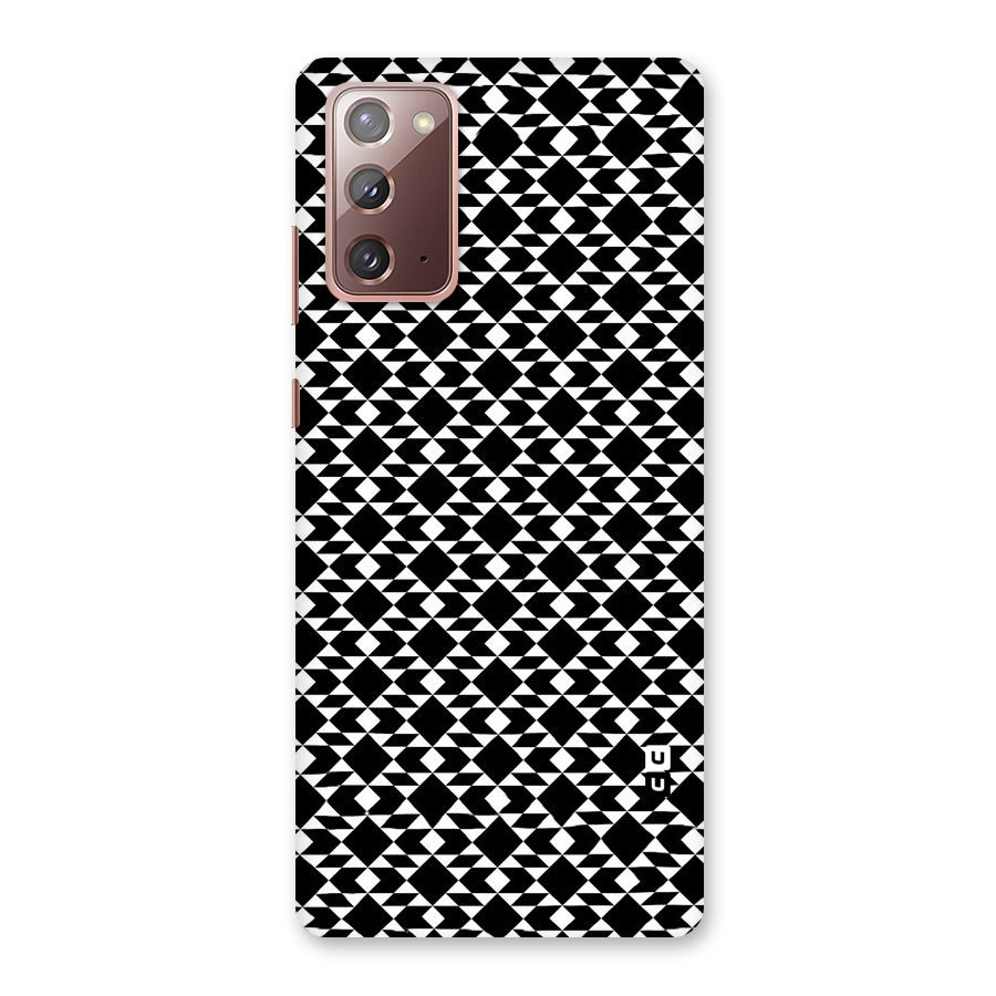 Black White Diamond Abstract Back Case for Galaxy Note 20