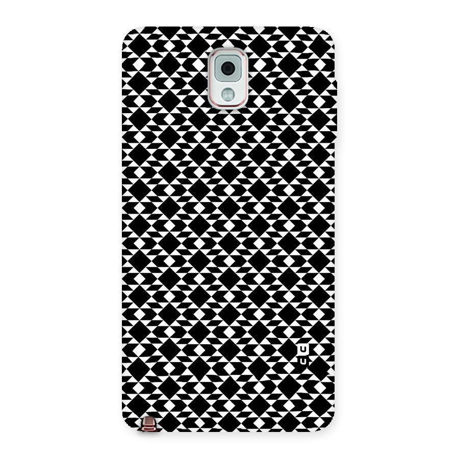 Black White Diamond Abstract Back Case for Galaxy Note 3