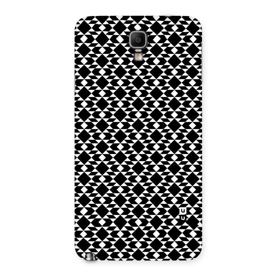 Black White Diamond Abstract Back Case for Galaxy Note 3 Neo