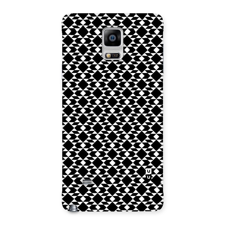 Black White Diamond Abstract Back Case for Galaxy Note 4