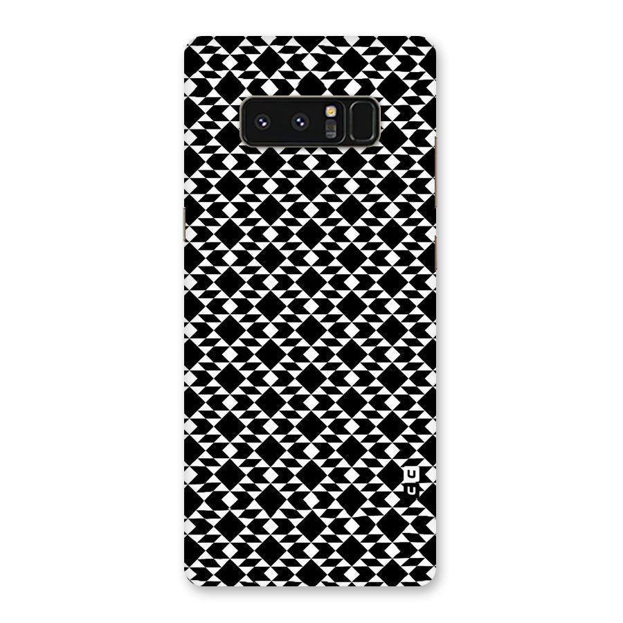Black White Diamond Abstract Back Case for Galaxy Note 8