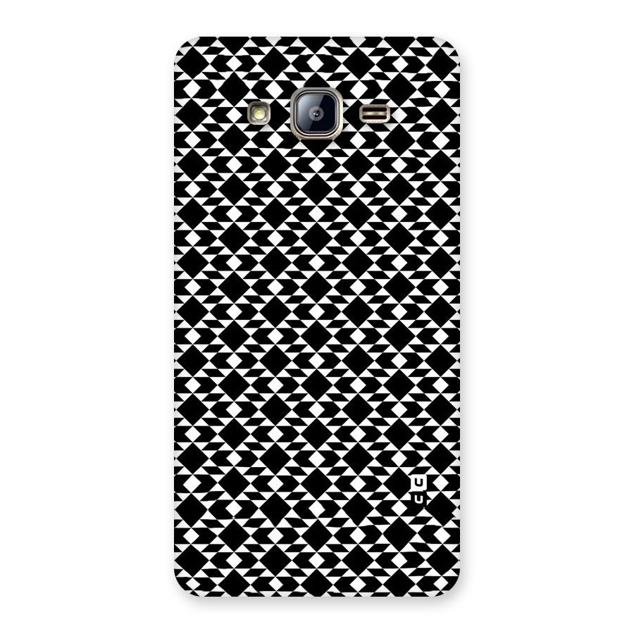 Black White Diamond Abstract Back Case for Galaxy On5