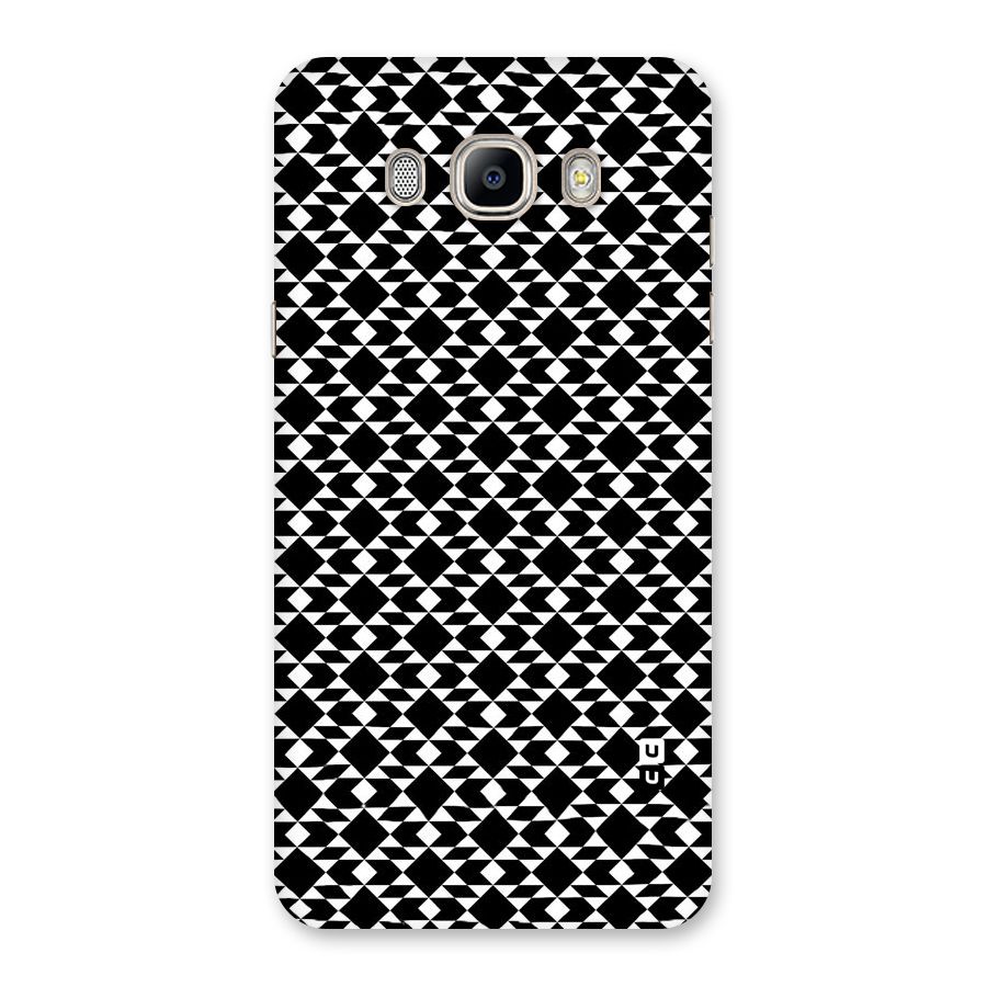 Black White Diamond Abstract Back Case for Galaxy On8
