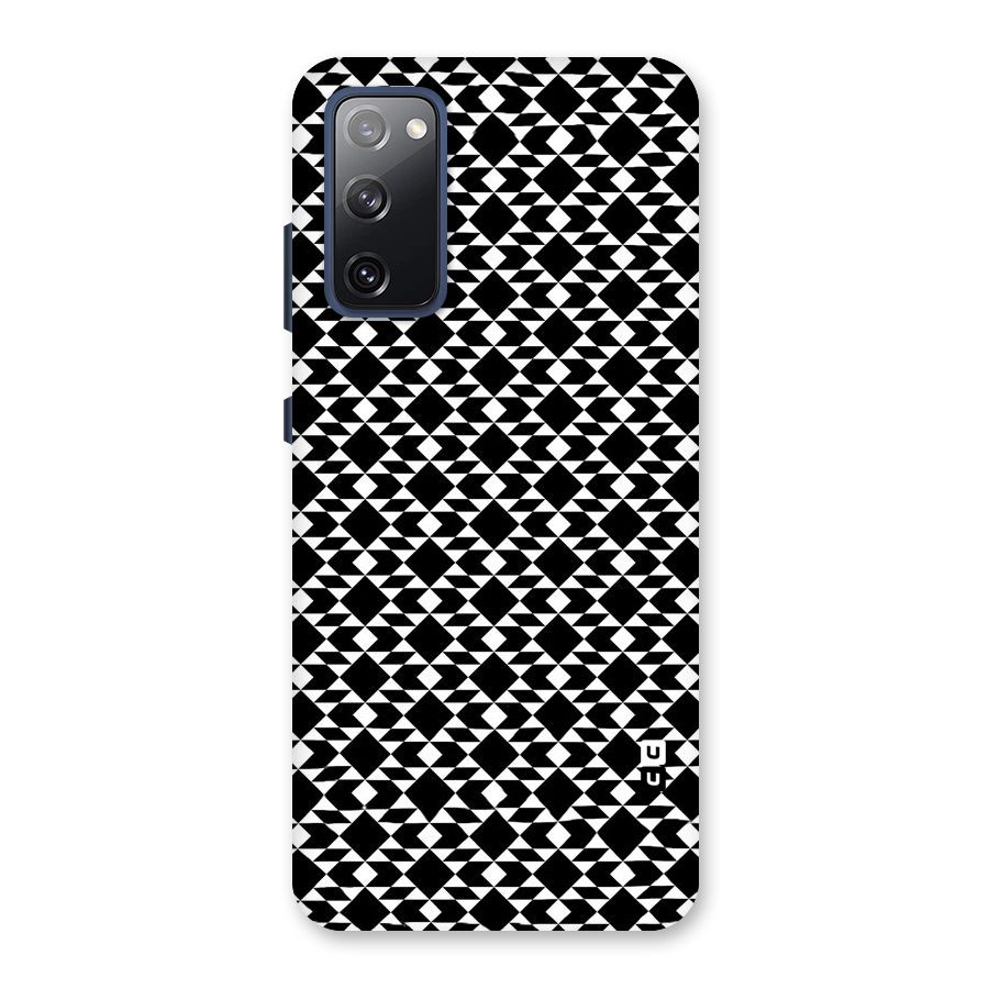 Black White Diamond Abstract Back Case for Galaxy S20 FE