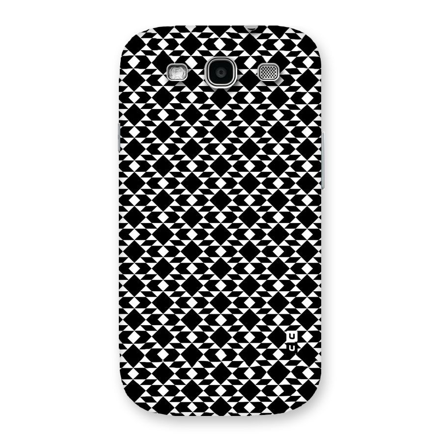 Black White Diamond Abstract Back Case for Galaxy S3