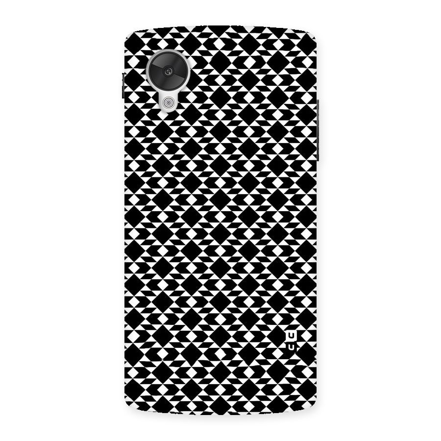 Black White Diamond Abstract Back Case for Google Nexsus 5