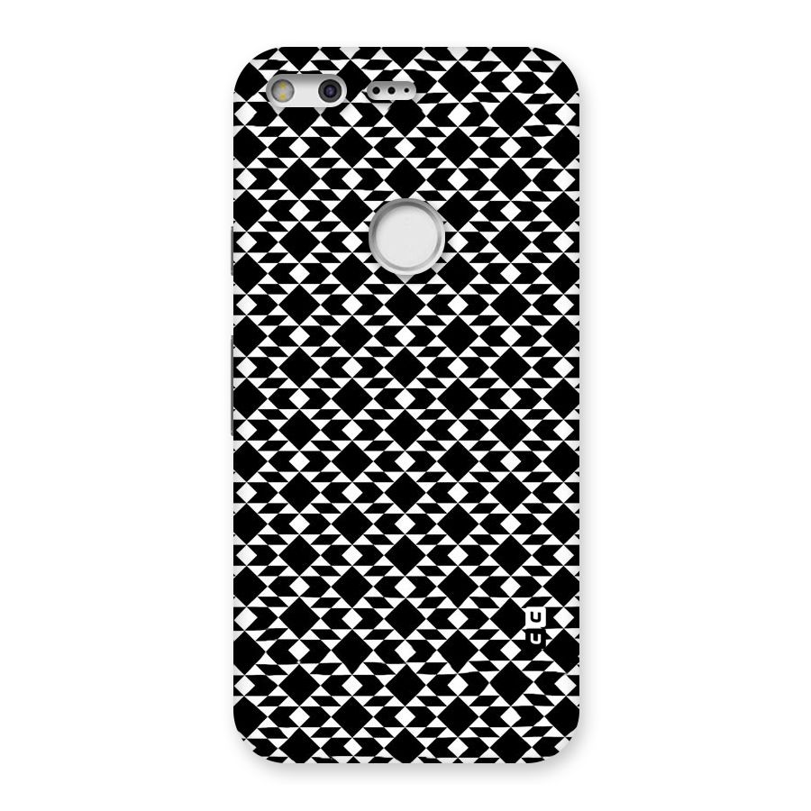 Black White Diamond Abstract Back Case for Google Pixel