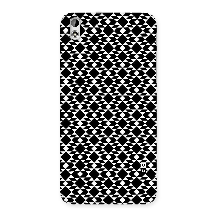 Black White Diamond Abstract Back Case for HTC Desire 816g