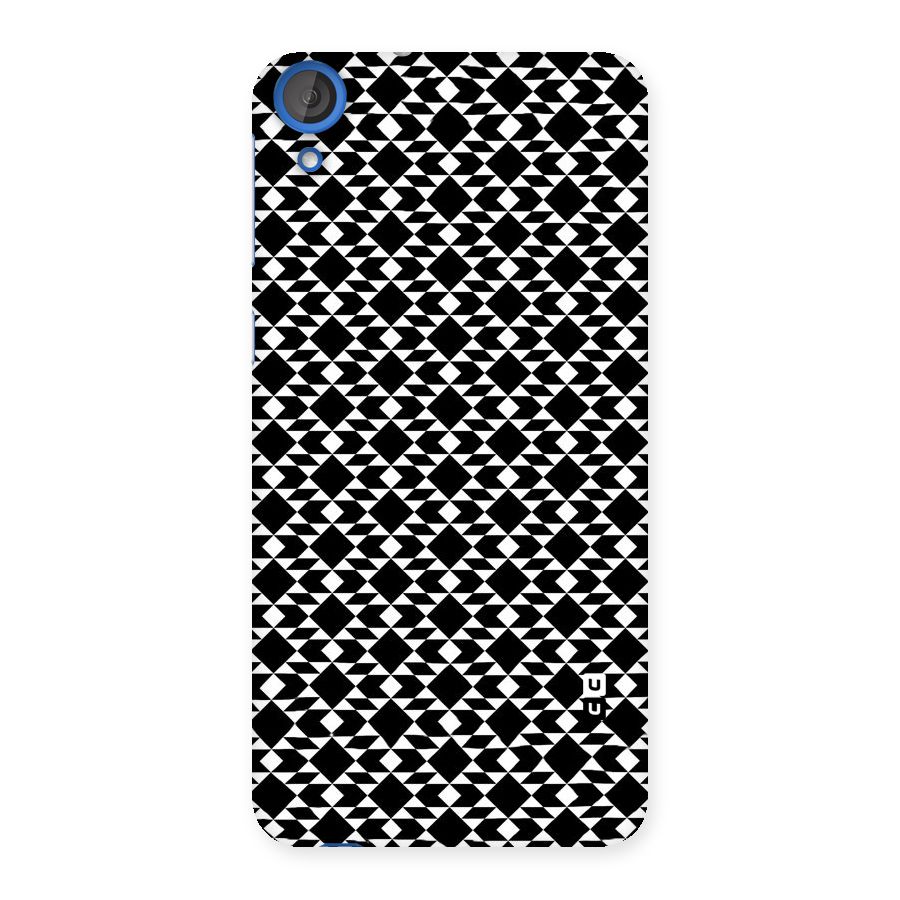 Black White Diamond Abstract Back Case for HTC Desire 820