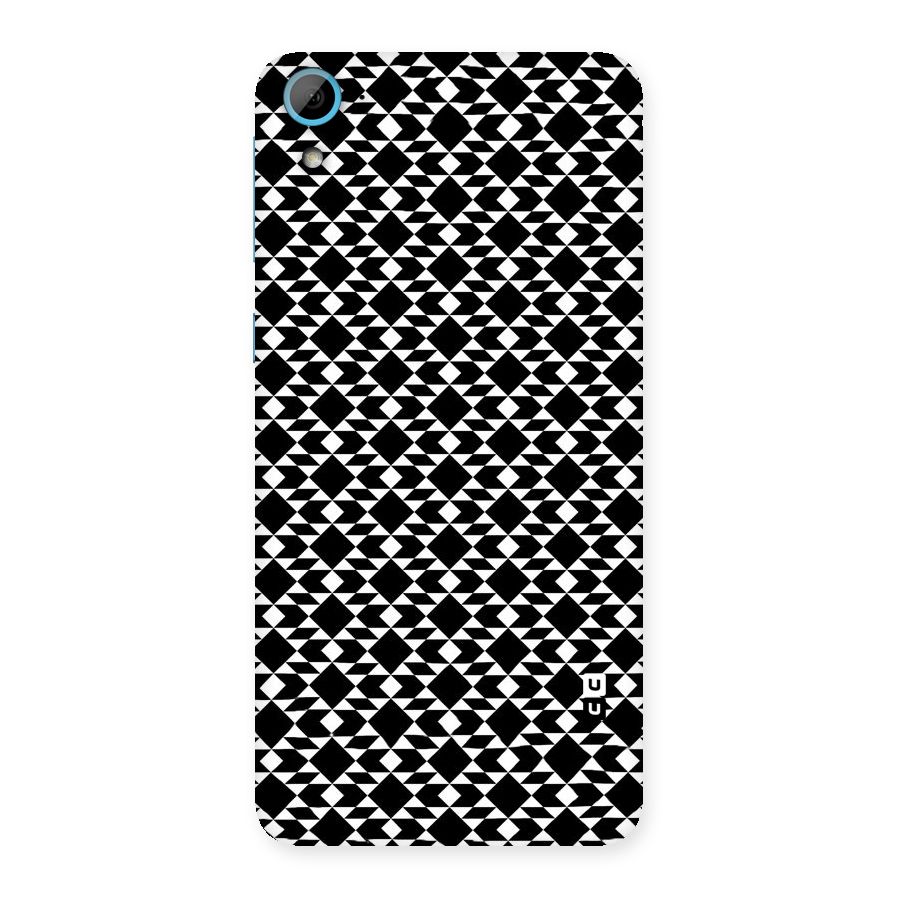 Black White Diamond Abstract Back Case for HTC Desire 826