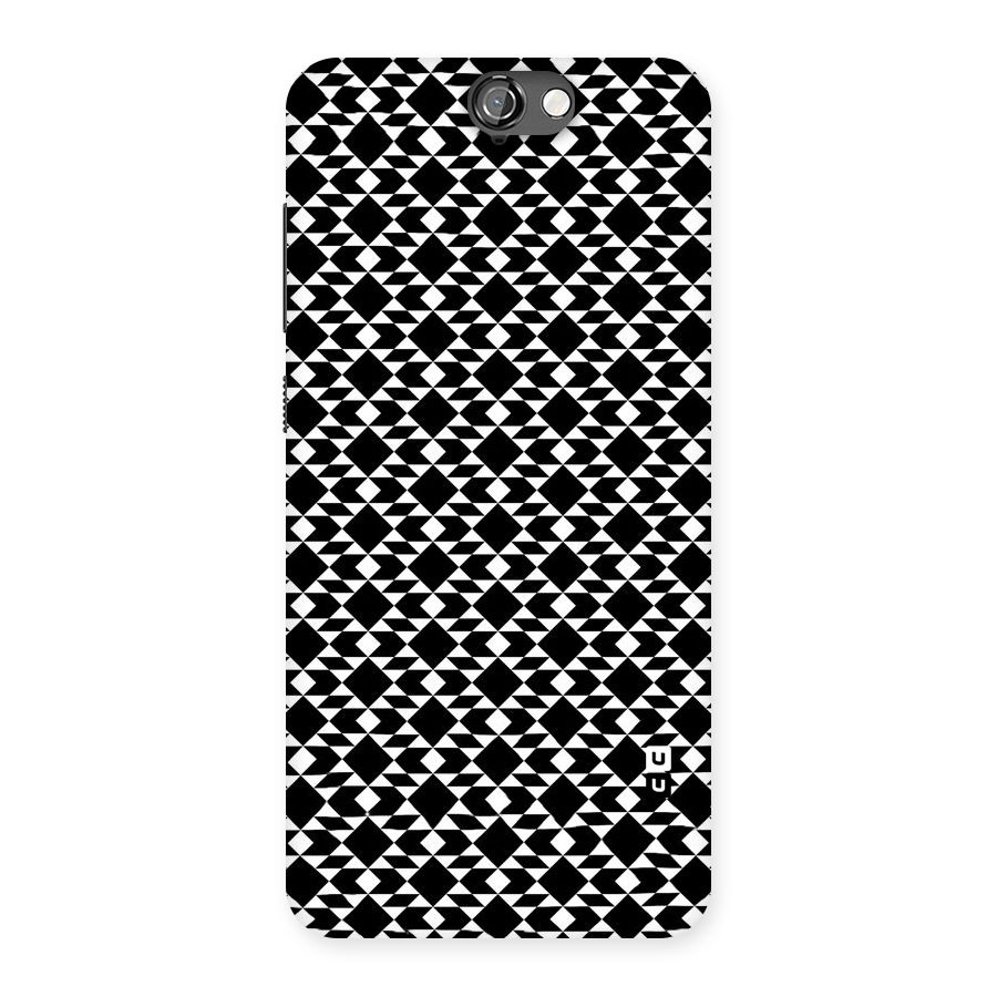 Black White Diamond Abstract Back Case for HTC One A9