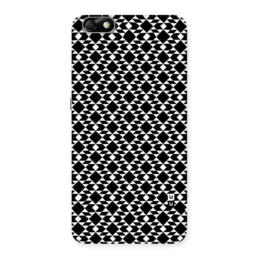 Black White Diamond Abstract Back Case for Honor 4X