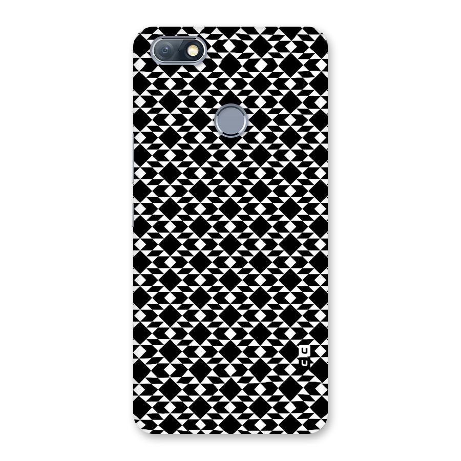 Black White Diamond Abstract Back Case for Infinix Note 5