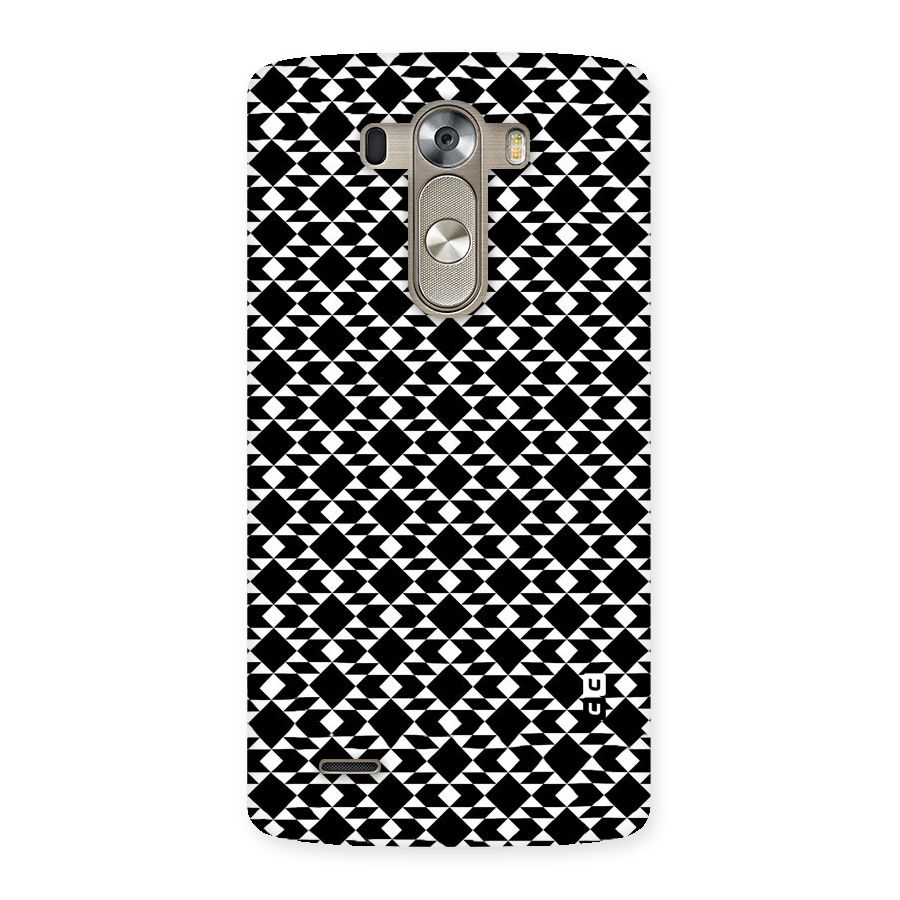 Black White Diamond Abstract Back Case for LG G3