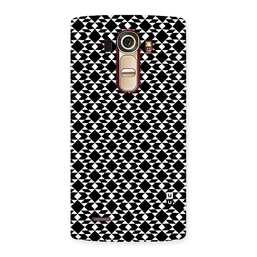 Black White Diamond Abstract Back Case for LG G4